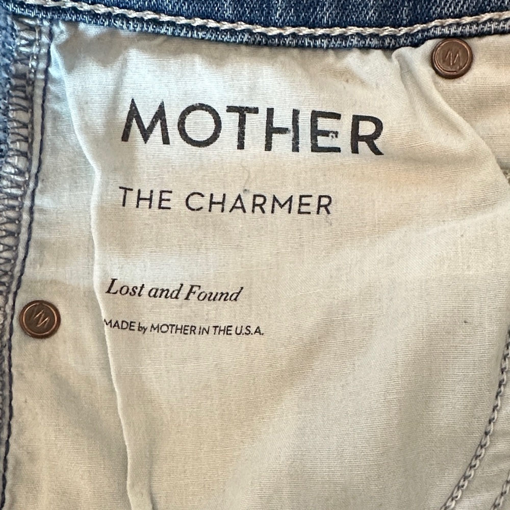 MOTHER The Charmer Light Blue Denim